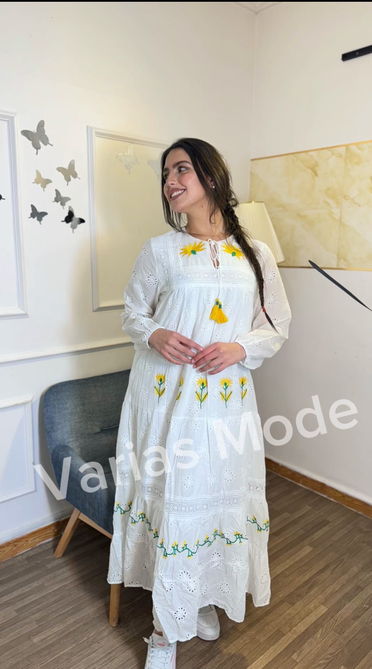 Robe broderie anglaise